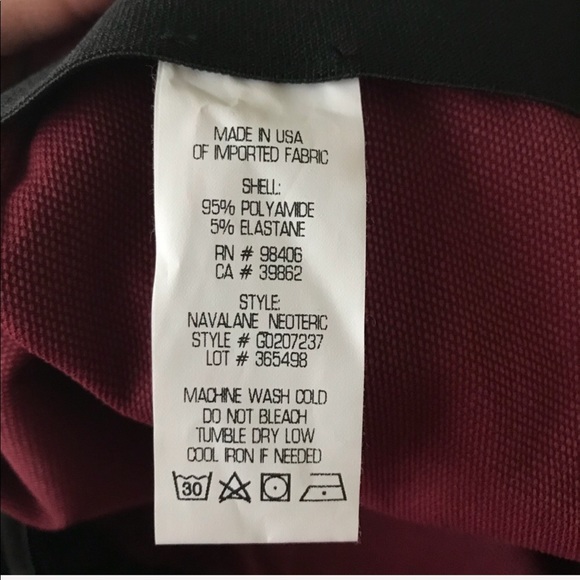 Theory Navalane Neoteric Ponte Pants Burgundy - Picture 6 of 7